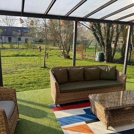 Сasa de vacaciones 24h Du Mans - Maison Avec Jardin & Parking